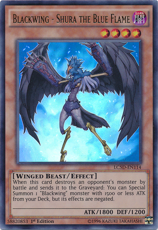 Blackwing - Shura the Blue Flame [LC5D-EN114] Ultra Rare 