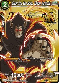 Great Ape Son Goku, Saiyan Instincts (DB1-064) [Tournament Promotion Cards] 