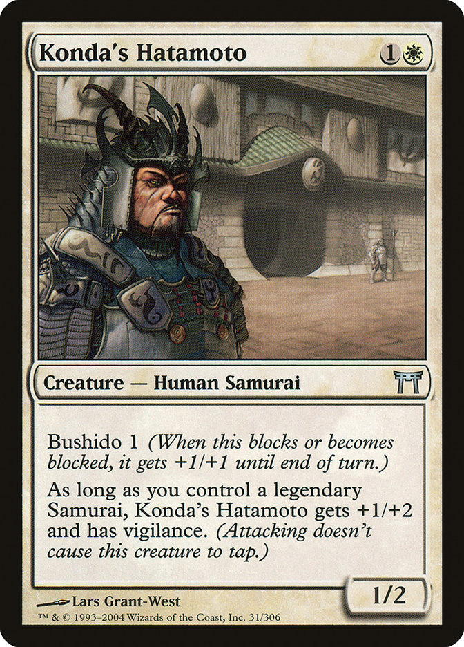 Konda's Hatamoto [Champions of Kamigawa] 