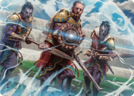 Argivian Phalanx Art Card [Dominaria United Art Series] 