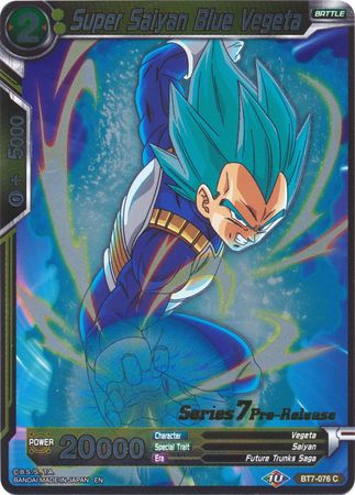 Super Saiyan Blue Vegeta (BT7-076_PR) [Assault of the Saiyans Prerelease Promos] 