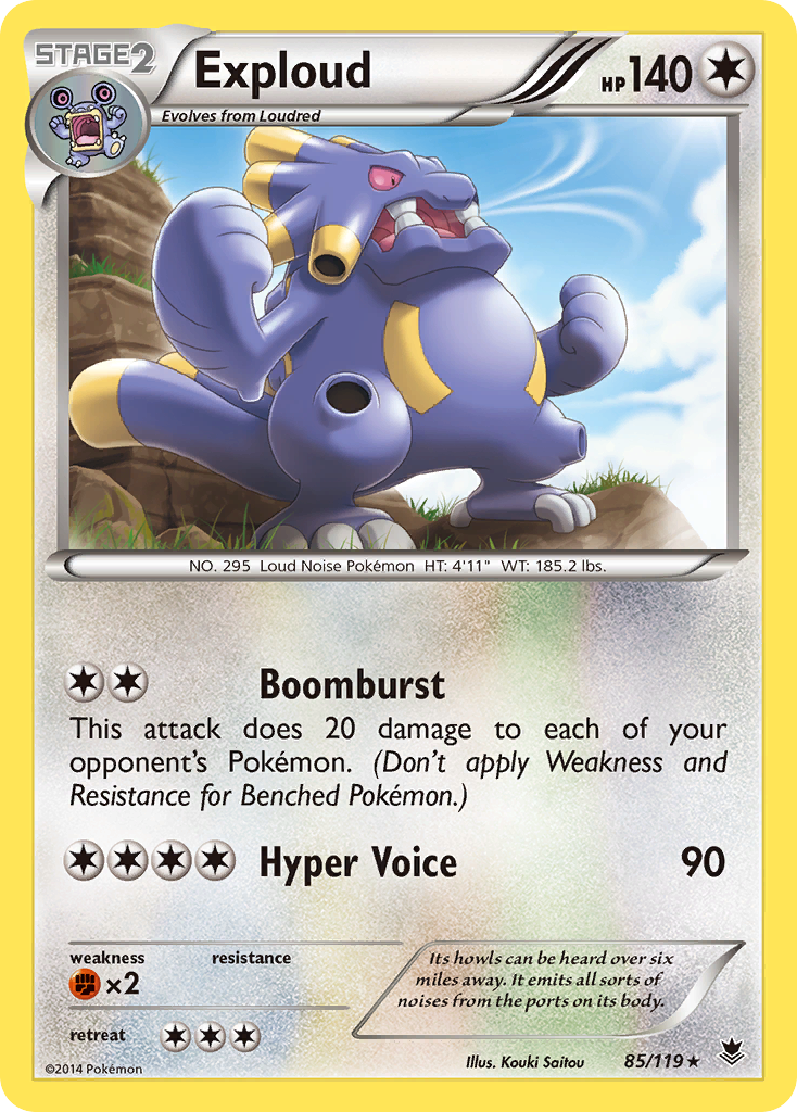 Exploud (85/119) [XY: Phantom Forces] 
