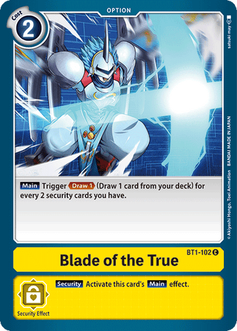 Blade of the True [BT1-102] [Release Special Booster Ver.1.0] 