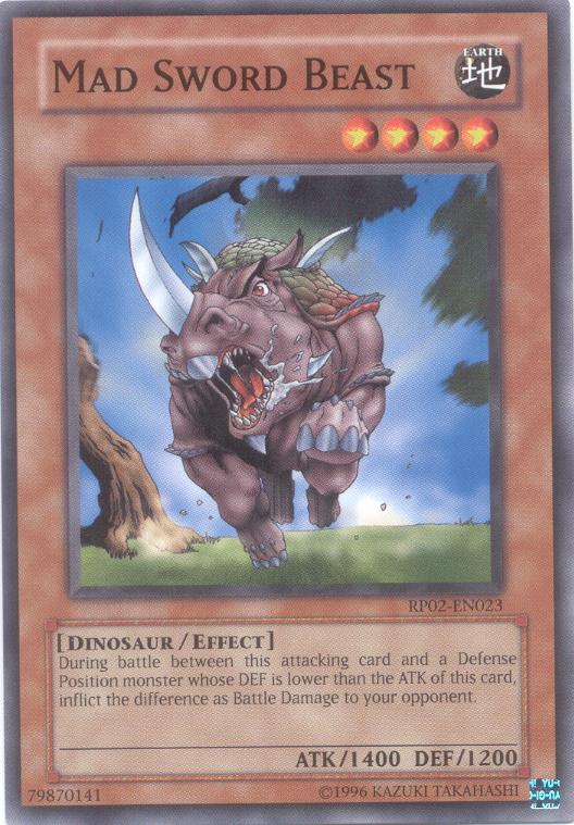 Mad Sword Beast [RP02-EN023] Common 