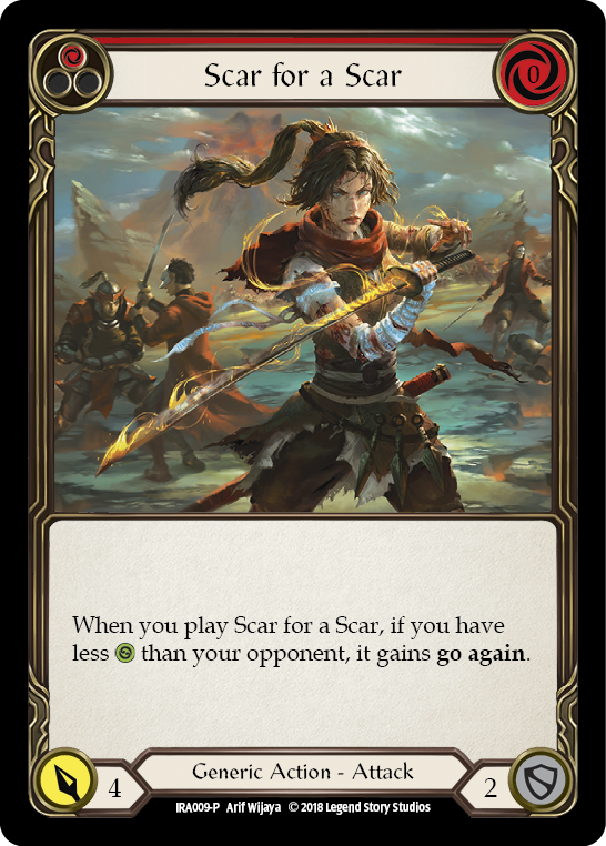 Scar for a Scar [IRA009-P] (Ira Welcome Deck) 1st Edition Normal 