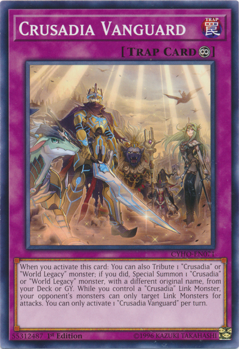 Crusadia Vanguard [CYHO-EN071] Common 