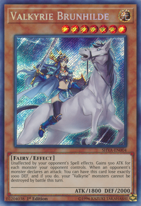 Valkyrie Brunhilde [SHVA-EN004] Secret Rare 