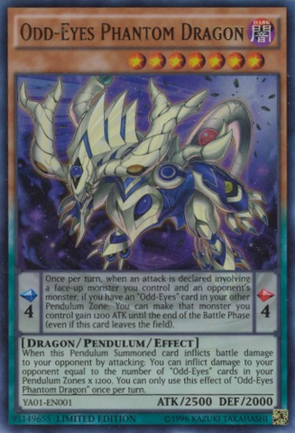 Odd-Eyes Phantom Dragon [YA01-EN001] Ultra Rare 