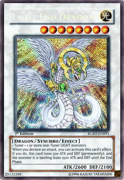 Light End Dragon [RGBT-EN091] Secret Rare 