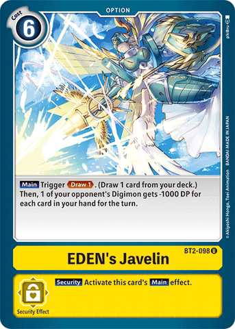 Eden's Javelin [BT2-098] [Release Special Booster Ver.1.5] 