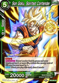 Son Goku, Spirited Contender (Divine Multiverse Draft Tournament) (DB2-065) [Tournament Promotion Cards] 