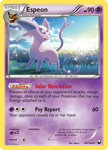 Espeon (48/108) [Black &amp; White: Dark Explorers] 