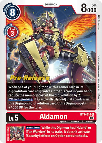 Aldamon [BT7-014] [Next Adventure Pre-Release Cards] 