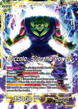 Piccolo // Piccolo, Supreme Power (BT17-082) [Ultimate Squad]