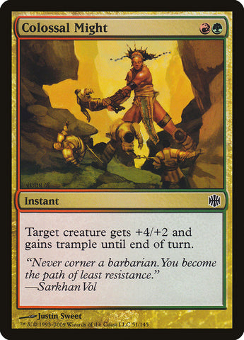 Colossal Might [Alara Reborn] 