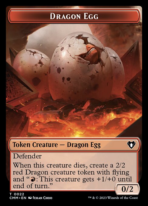 City's Blessing // Dragon Egg Double-Sided Token [Commander Masters Tokens] 