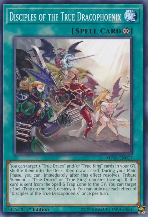 Disciples of the True Dracophoenix [MP18-EN017] Common 