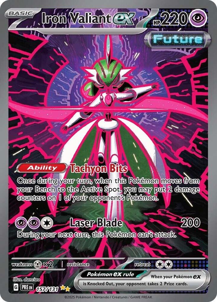 Iron Valiant ex (157/131) [Scarlet &amp; Violet: Prismatic Evolutions] 