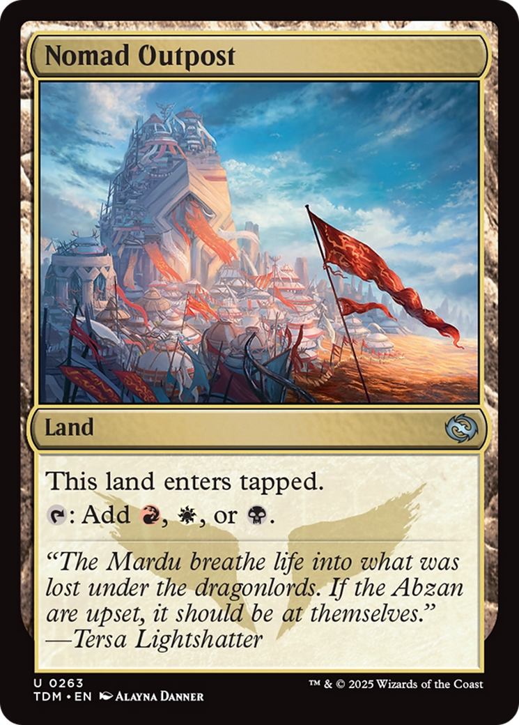 Nomad Outpost [Tarkir: Dragonstorm] 