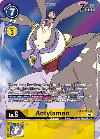 Antylamon [EX2-022] (Alternate Art) [Digital Hazard] 