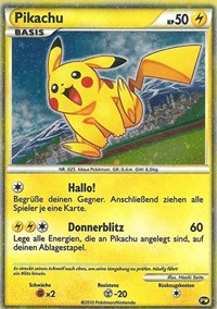 Pikachu (PW6) (German) [Pikachu World Collection Promos] 
