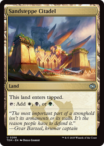Sandsteppe Citadel [Tarkir: Dragonstorm] 
