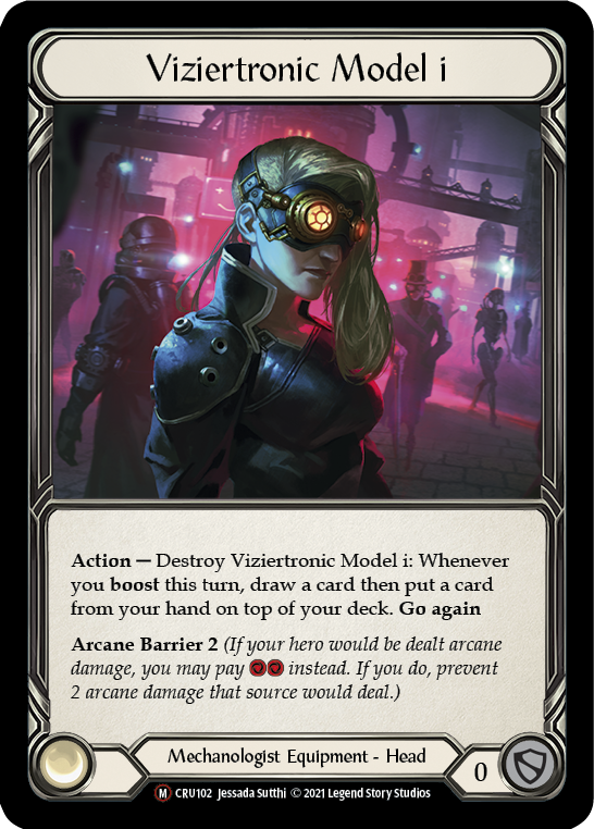 Viziertronic Model i [U-CRU102] (Crucible of War Unlimited) Unlimited Rainbow Foil 