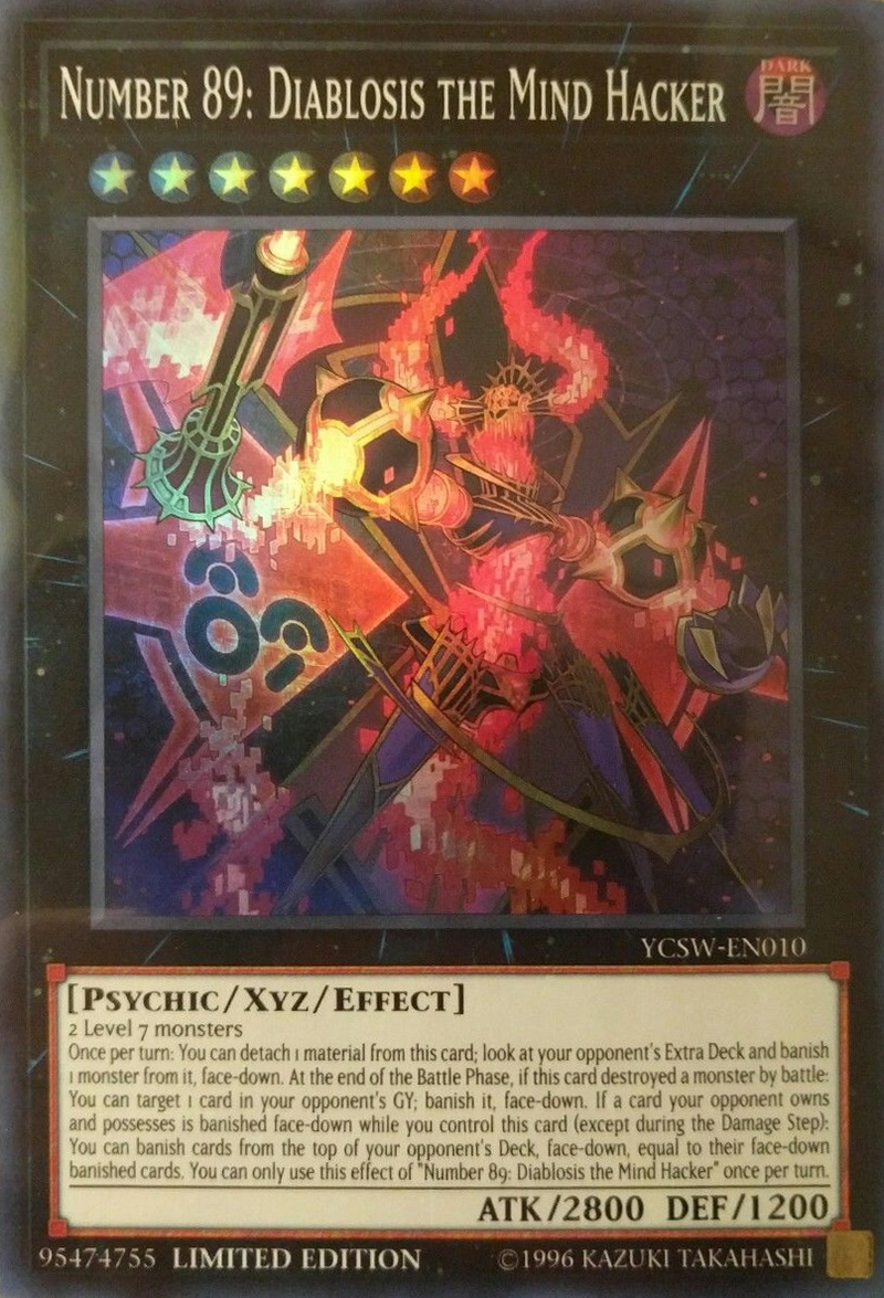 Number 89: Diablosis the Mind Hacker [YCSW-EN010] Super Rare 
