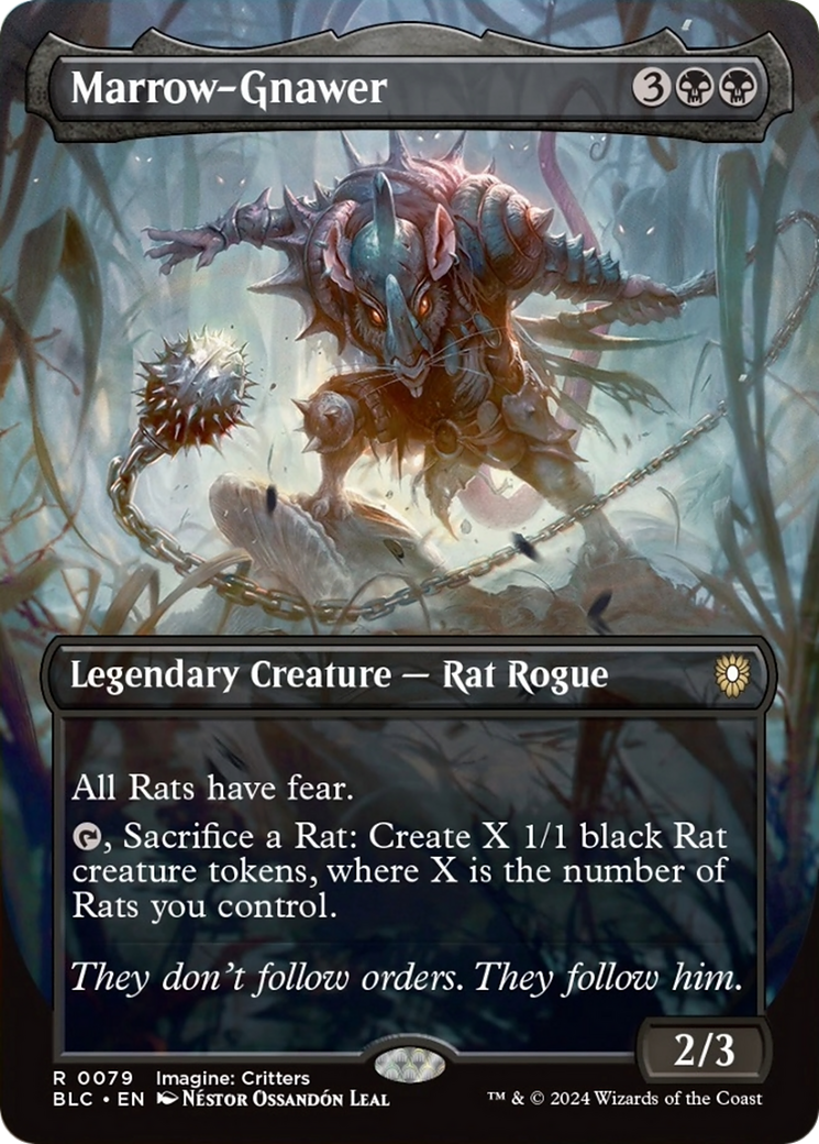 Marrow-Gnawer (Borderless) [Bloomburrow Commander] 