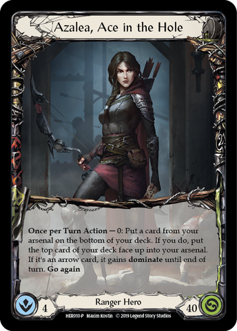 Azalea, Ace in the Hole [HER010-P] (Promo) 1st Edition Cold Foil 