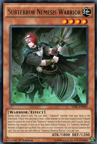 Subterror Nemesis Warrior [TDIL-EN082] Rare 
