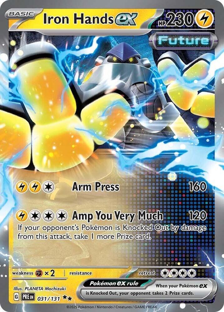 Iron Hands ex (031/131) [Scarlet &amp; Violet: Prismatic Evolutions] 