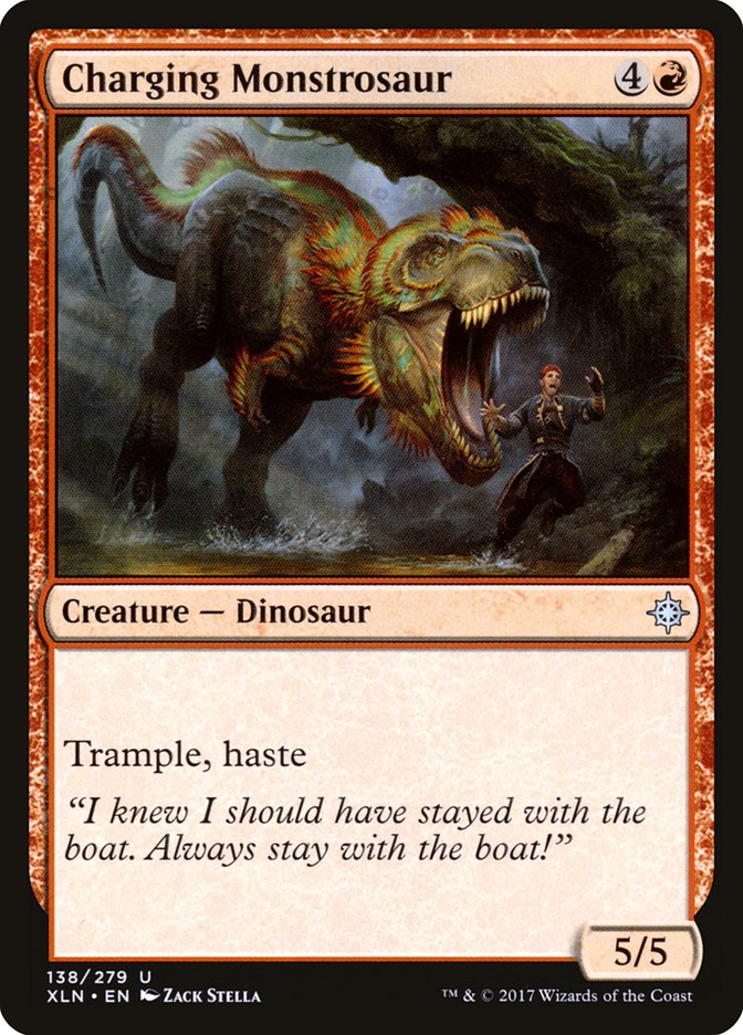 Charging Monstrosaur [Ixalan] 