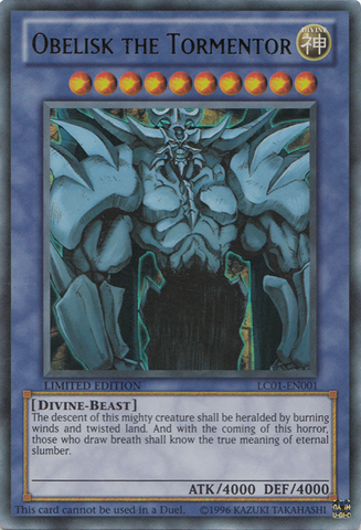 Obelisk the Tormentor [LC01-EN001] Ultra Rare 