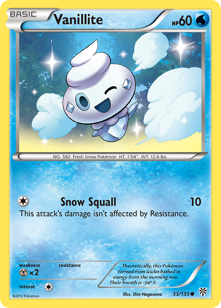 Vanillite (35/135) [Black &amp; White: Plasma Storm] 