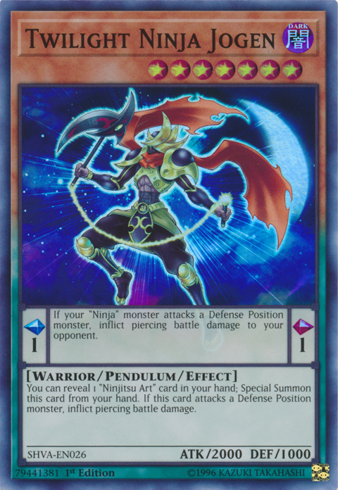 Twilight Ninja Jogen [SHVA-EN026] Super Rare 