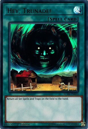 Hey, Trunade! [AC18-EN023] Ultra Rare 