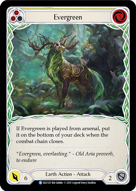 Evergreen (Yellow) [ELE120] (Tales of Aria) 1st Edition Normal 
