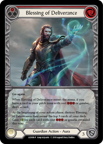Blessing of Deliverance (Red) [LGS006-P] (Promo) 1st Edition Normal 