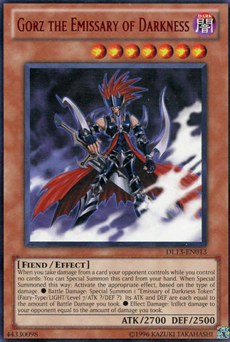 Gorz the Emissary of Darkness (Red) [DL13-EN013] Rare 