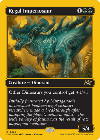 Regal Imperiosaur (First-Place Foil) [Aetherdrift] 