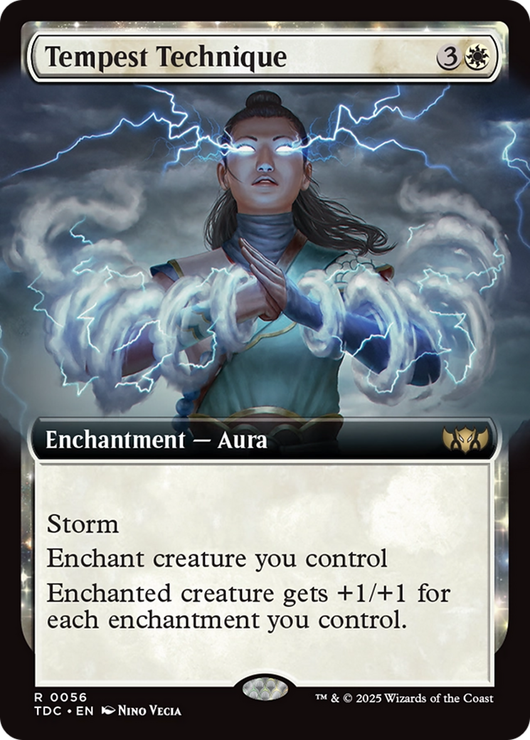 Tempest Technique (Extended Art) [Tarkir: Dragonstorm Commander] 