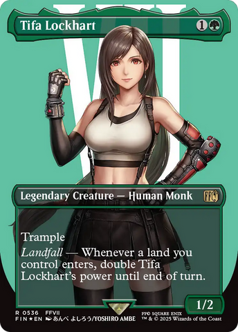 Tifa Lockhart (Borderless) (Surge Foil) [FINAL FANTASY] 
