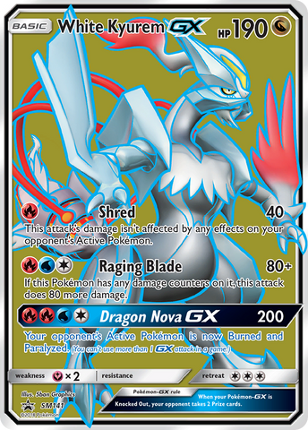White Kyurem GX (SM141) [Sun &amp; Moon: Black Star Promos] 