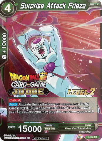Surprise Attack Frieza (Level 2) (P-090) [Judge Promotion Cards] 