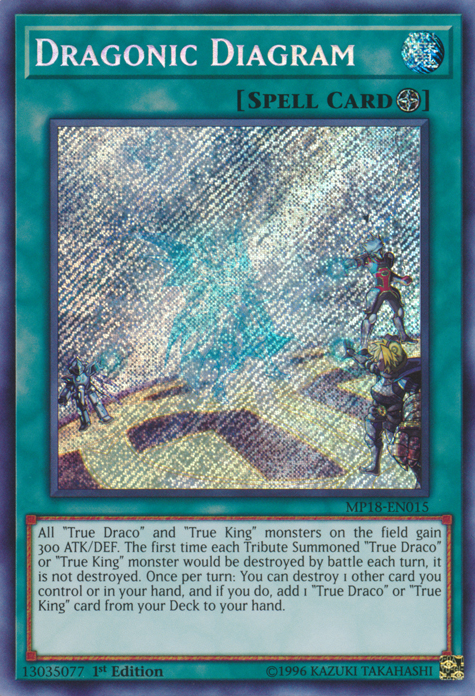 Dragonic Diagram [MP18-EN015] Secret Rare 