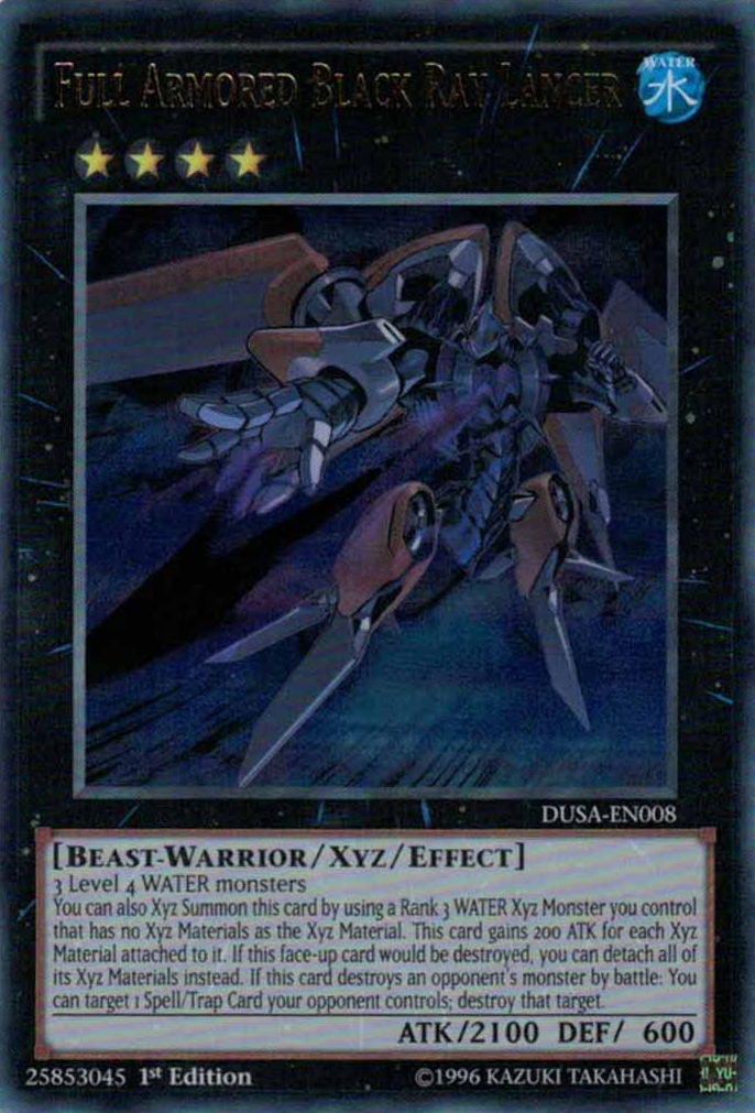 Full Armored Black Ray Lancer [DUSA-EN008] Ultra Rare 