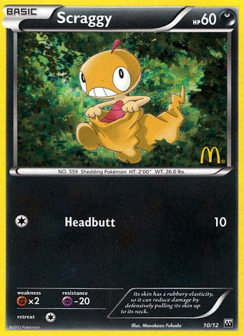 Scraggy (10/12) [McDonald's Promos: 2012 Collection] 