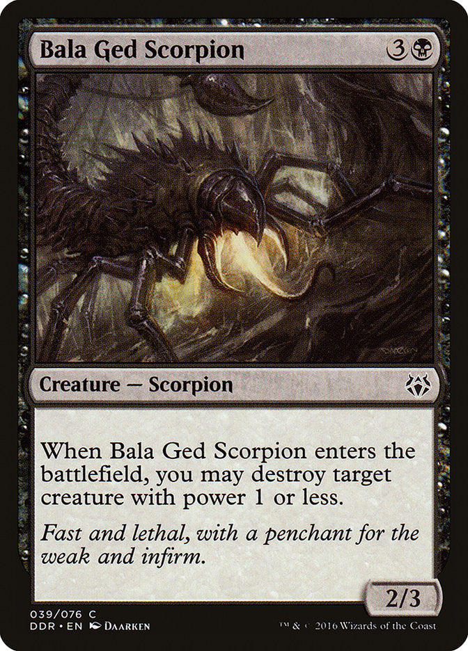 Bala Ged Scorpion [Duel Decks: Nissa vs. Ob Nixilis] 