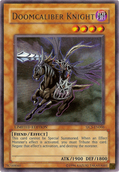 Doomcaliber Knight [SJCS-EN006] Ultra Rare 